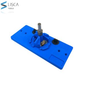 LISCA Concealed 35MM Cup Style Hinge Jig Boring Hole Drill Guide + Forstner Bit